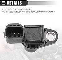 Vista 6 de Motoforti Sensor de posición del árbol de levas, para Mitsubishi Eclipse 1996-2005, ABS, MD327107, negro