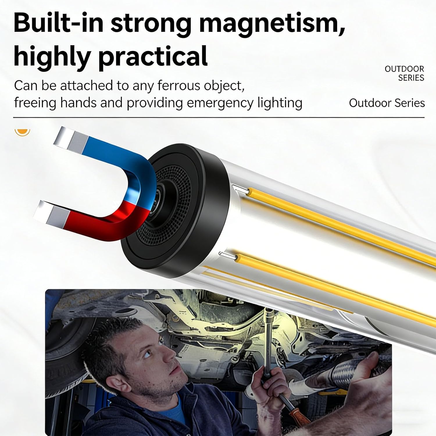 Flexible Led Camping Lamp with 6 Hour Execution and Breathing Feature for Indoor and Outdoor Activities Hanging Tent Light