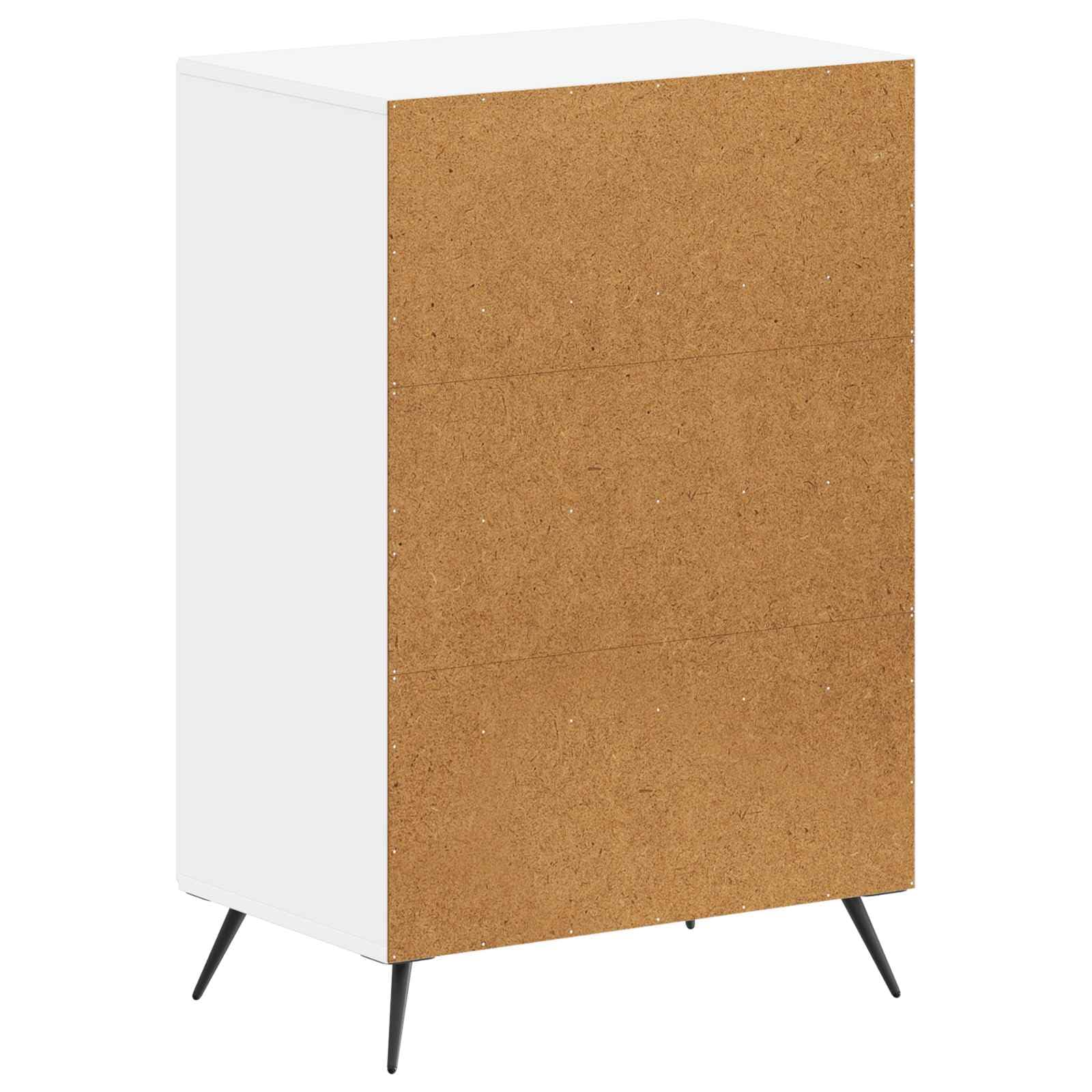 vidaXL Mobile per scarpe BREDA 59,5 x 39,5 x 90 cm Bianco