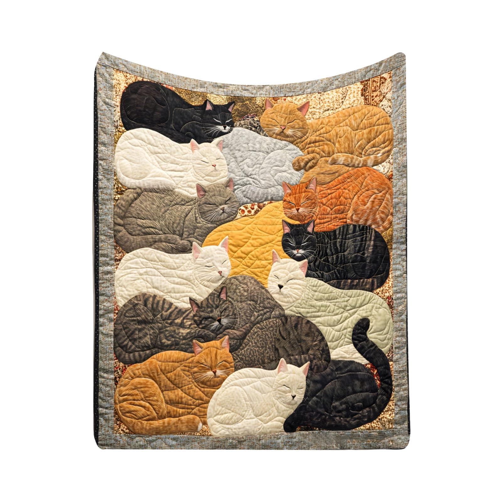 Couverture polaire imprimée poulet : cadeau drôle et utile pour le lit