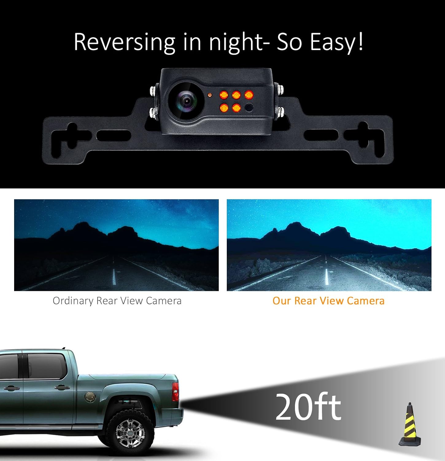 Uр Tо 40% оƒƒ Wireless Backup Camera System, IP69K Waterproof Wireless License Plate Rear View Camera, Night Vision and 4.3’’ Wireless Mirror Monitor for Cars, Trailer, RV, Pickup Trucks, Cargo Vans, etc. Wееklу Tор Sаlе Wireless Backup Camera System, IP69K Waterproof Wireless License Plate Rear View Camera, Night Vision and 4.3’’ Wireless Mirror Monitor for Cars, Trailer, RV, Pickup Trucks, Cargo Vans, etc.