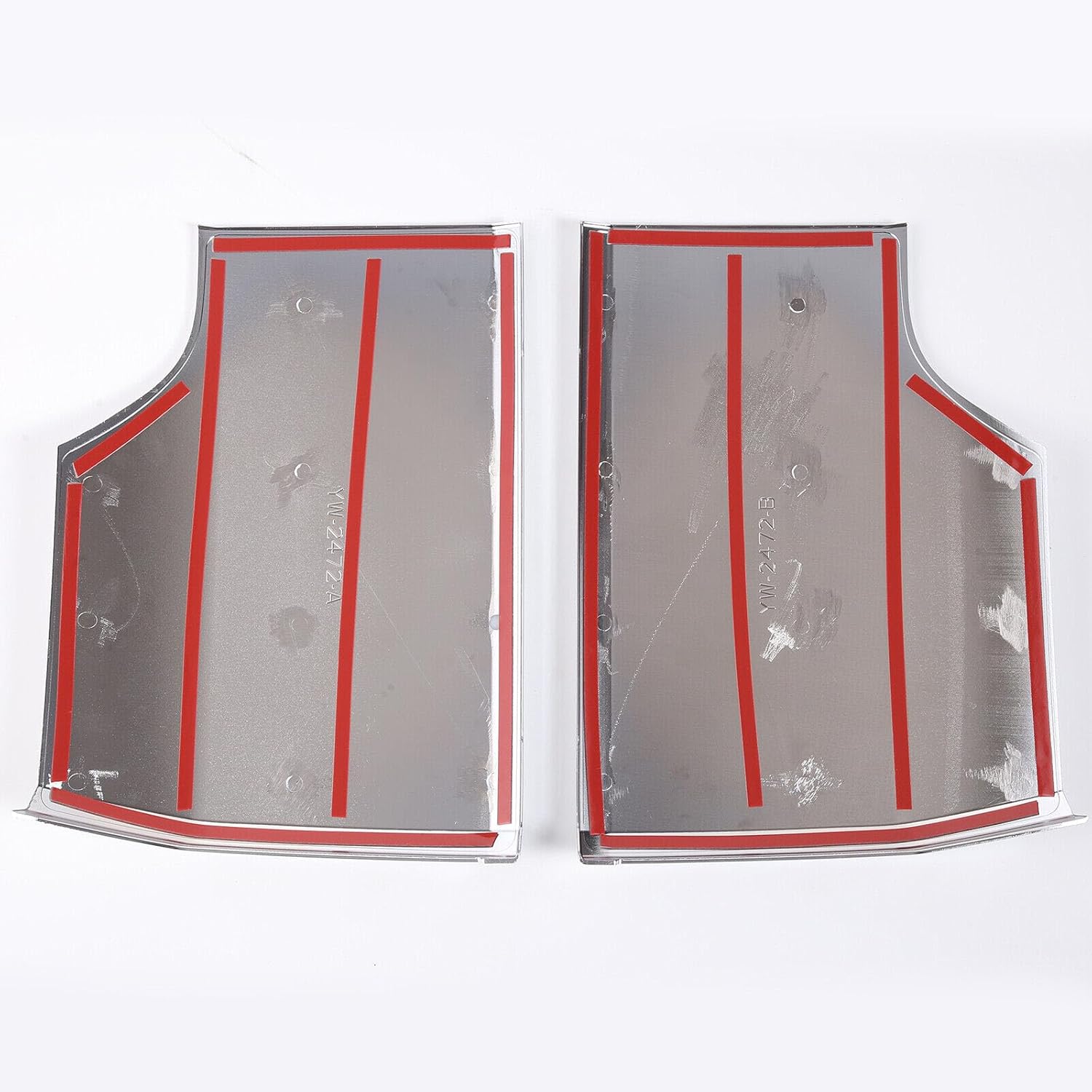 Car Accessories Fit for Toyota Tundra 2022 2023 ABS Exterior Rear Bumper Protector Corner Anti-Collision Corners Patch Trim (Carbon Fiber) 2PCS Set