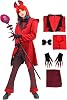 C-ZOFEK US Size Red Cosplay Costume Jacket Outfits Full Set for Men