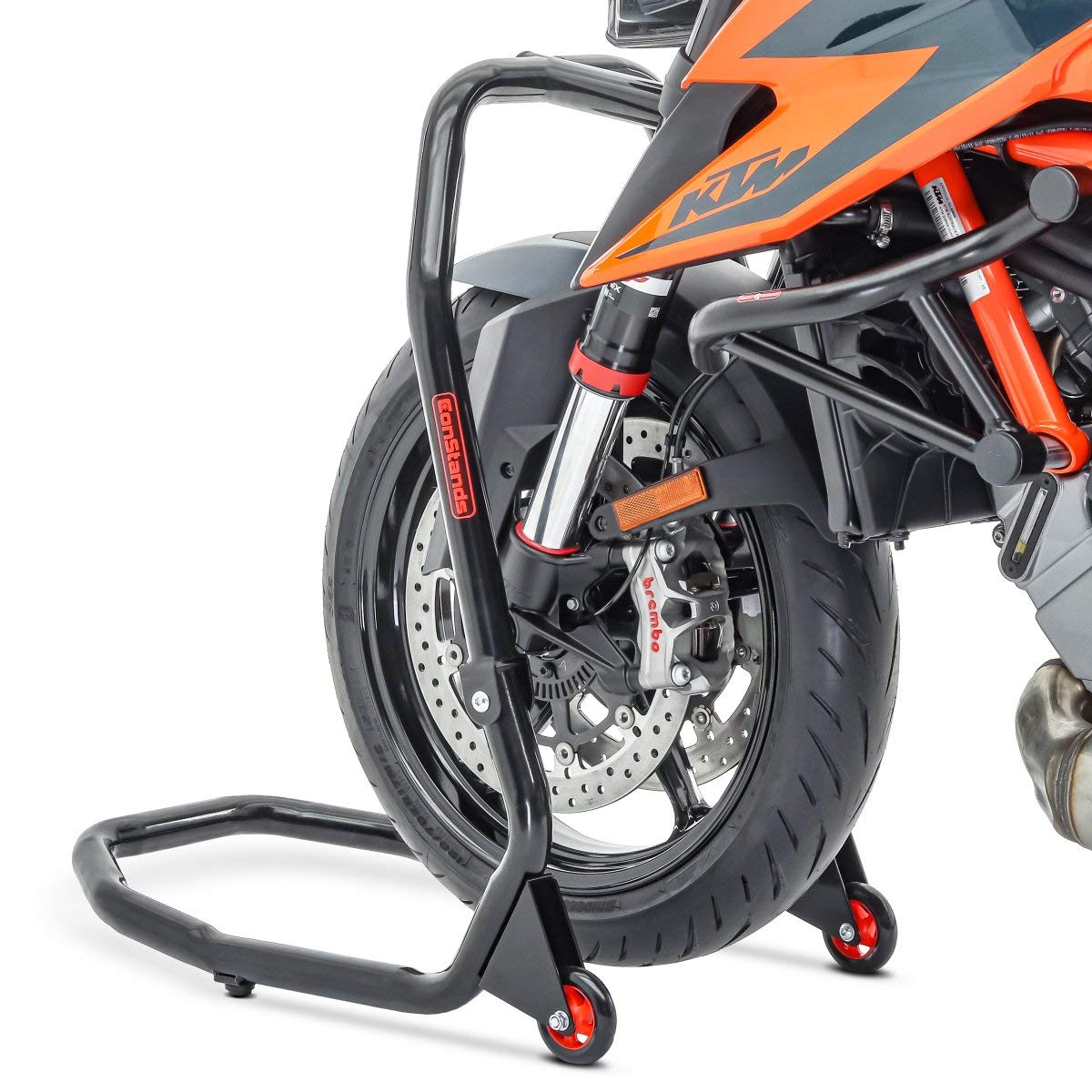 Caballete Moto Delantero a tija V4 Compatible para KTM 790 Duke 18-21 Negro