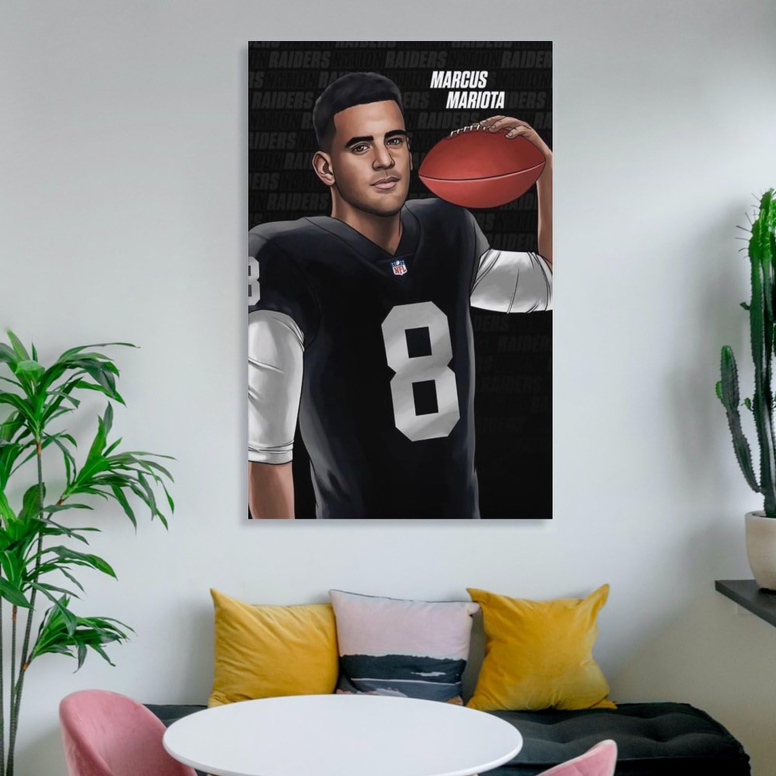Marcus Mariota Leinwand Poster 30x45cm - Sport Wanddekoration Für Schlafzimmer