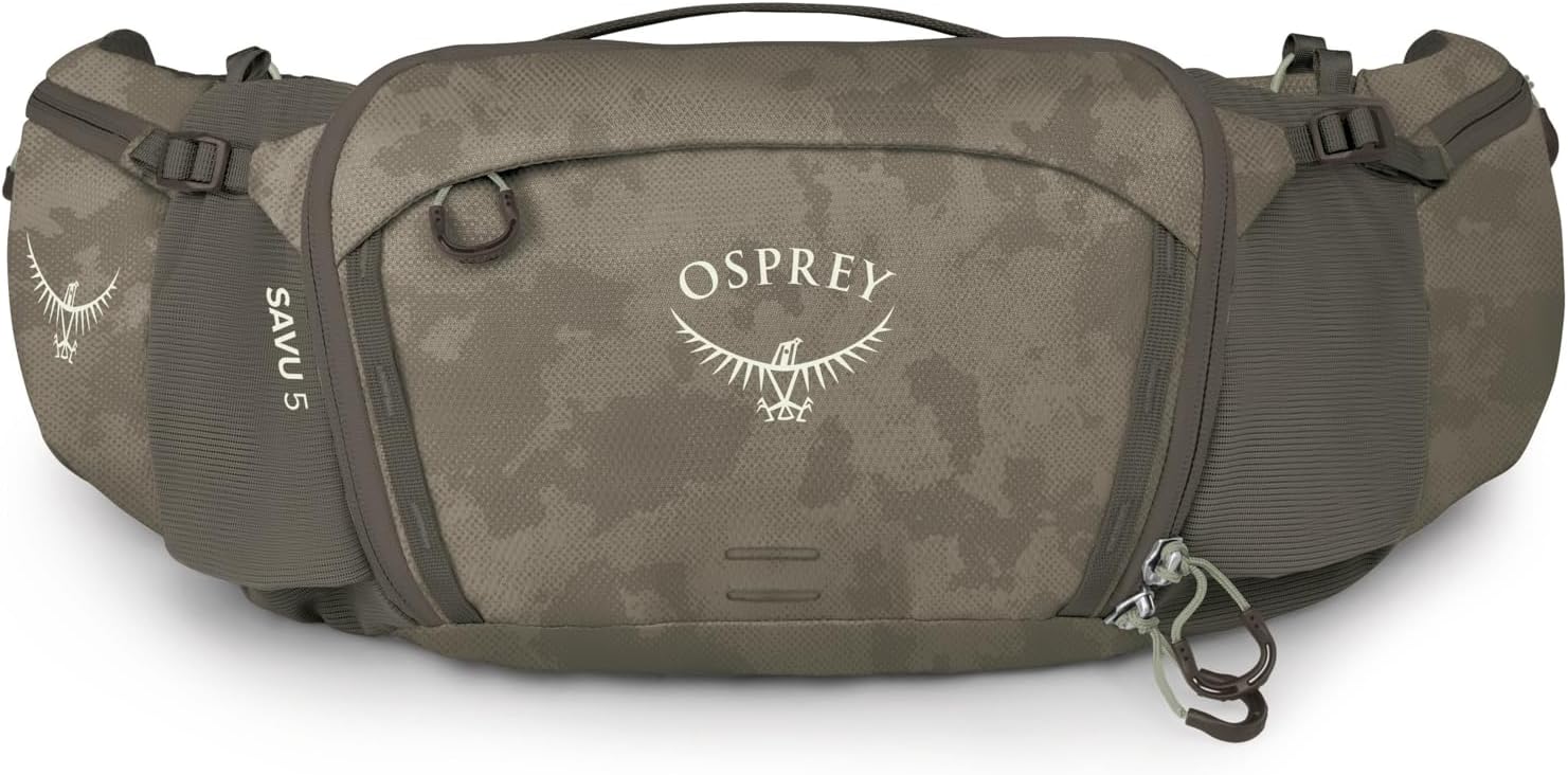 Osprey Savu Biking Waist Pack for Men & Women - Mountain Bike Fanny Pack with Bottle Pockets - Hydration Bag