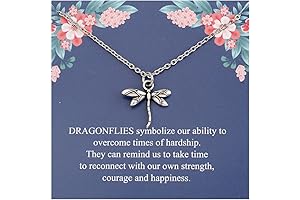 Delicate Dragonfly Pendant Necklace: Embracing Nature's Grace
