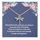 TGBJE Dragonfly Necklace Dragonfly Spirit Animal Gift for Women Daughter Dragonfly Charm Jewelry