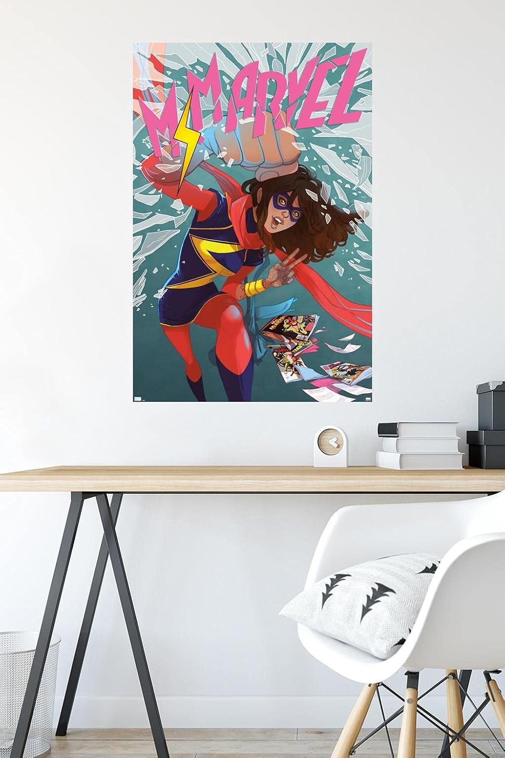 Trends International Marvel Comics Ms. Marvel #13 Wall Poster, 34L x 22.4W, Premium Unframed Version