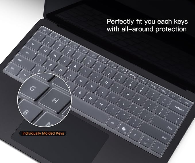 CaseBuy Cubierta de Teclado Premium para Surface Laptop 7 13.8" y 15" miniatura 7