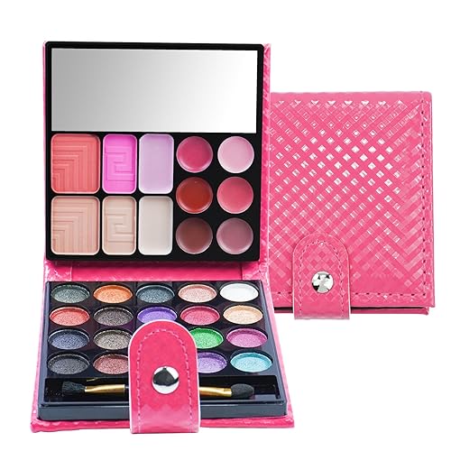 FantasyDay Juego de regalo de maquillaje todo en uno | Kit completo de maquillaje para mujeres, paquete esencial de iniciación incluye 20 paletas de