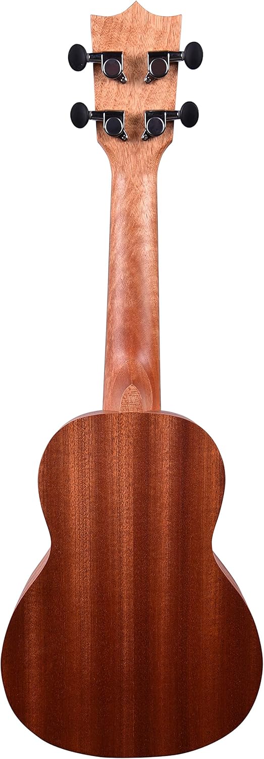 Kadence Wanderer Series Soprano Ukulele - Mahogany Wooden Ukulele for Beginners (Super Combo) - for Adults, Kids or Players - Ukulele Soprano with Capo, Tuner, Strings, Strap, Picks and Bag
