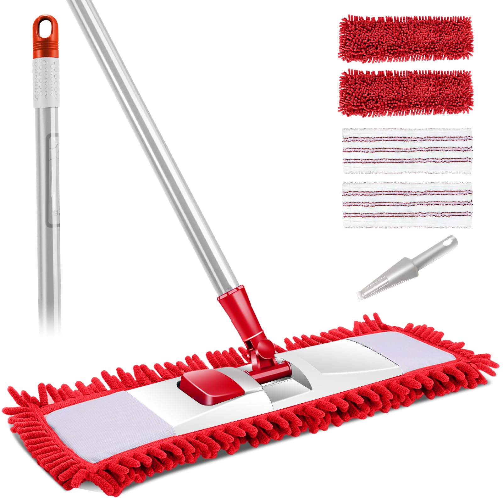 Decopatent® Vloermopsysteem met emmer en pedaal - Mop set - Schoonmaken