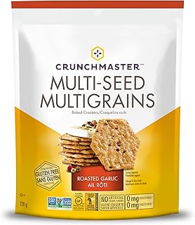 Crunchmaster Roasted Garlic Cracker, 127gm