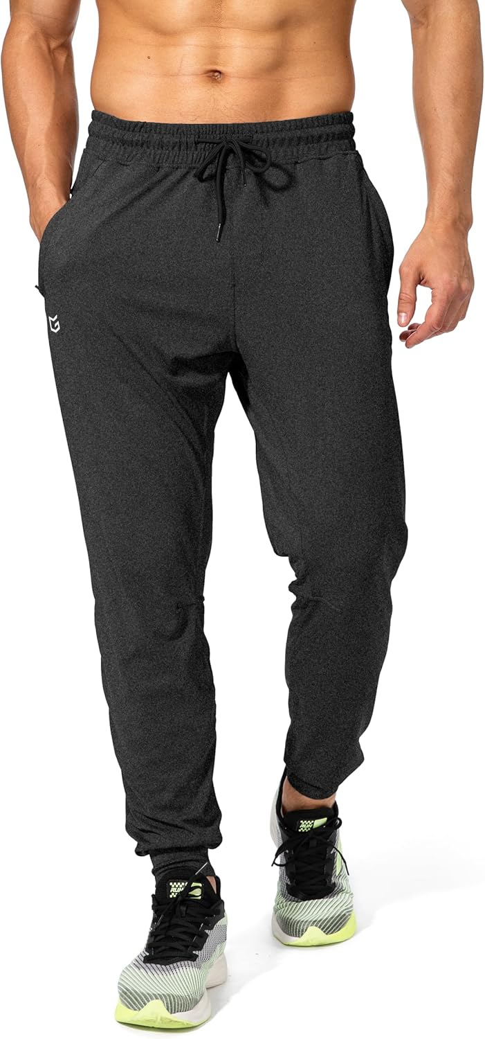 G Gradual Men's Sweatpants with Zipper Pockets Athletic Pants Traning Track Pants Joggers for Men Soccer, Running, Workout - Image 2