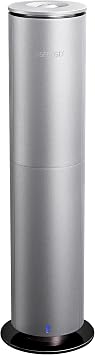Home Essential Oil Diffuser - Waterless Aromatherapy Diffuser with 120ml Large Capacity, Covers 1200 Sq.Ft, Remote & App Control Frosted Silver