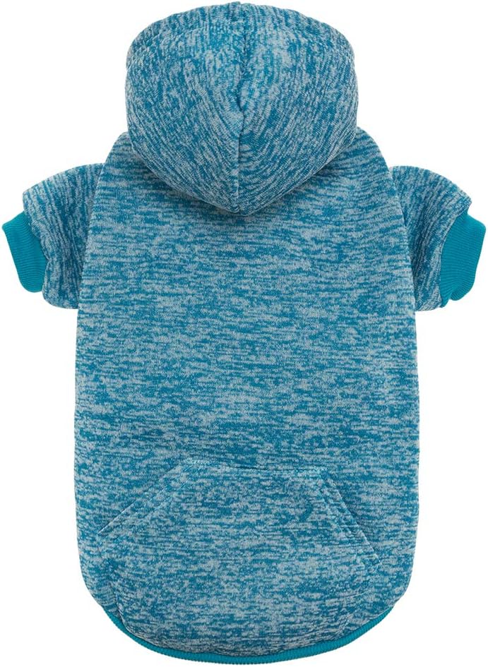 SCENEREAL Pet Dog Hoodies Knitwear Sweaters Winter Clothes with Hat and Pocket Windproof