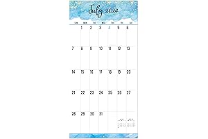 Large Wall Calendar July 2023-2024: Efficient Organization and Time Management