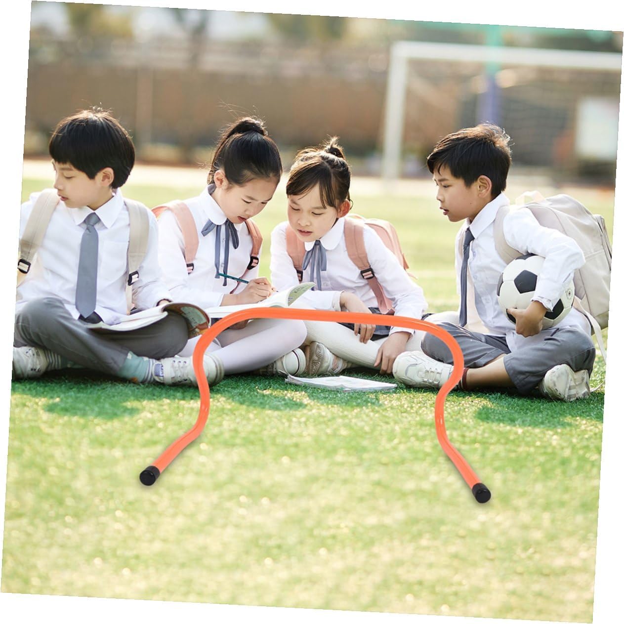 Angoily 3pcs Plastic Training Hurdles 15cm Agility Hurdles for Soccer Speed Agility Training Equipment for Youth Football Practice