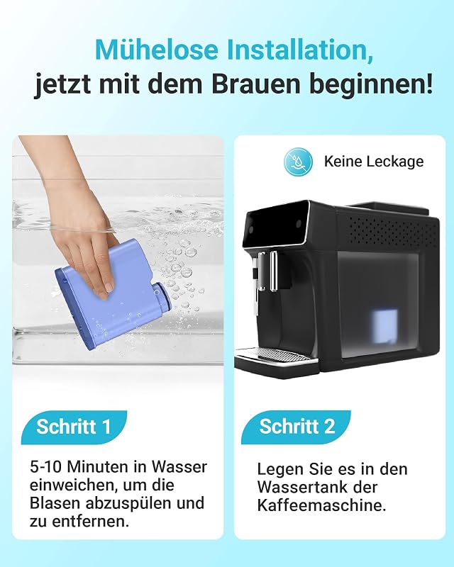 AQUA CREST vízszűrő Philips AquaClean CA6903 Saeco kávéfőzőhöz, PFAS csökkentő