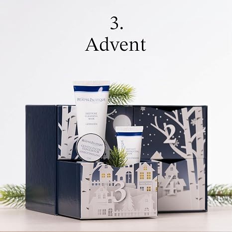 Beauté Pacifique Advent Calendar for Women - Skin Care Set for All Skin Types - Ideal as Advent Calendar Beauty Gift Set 9 Moisturising Luxury Products
