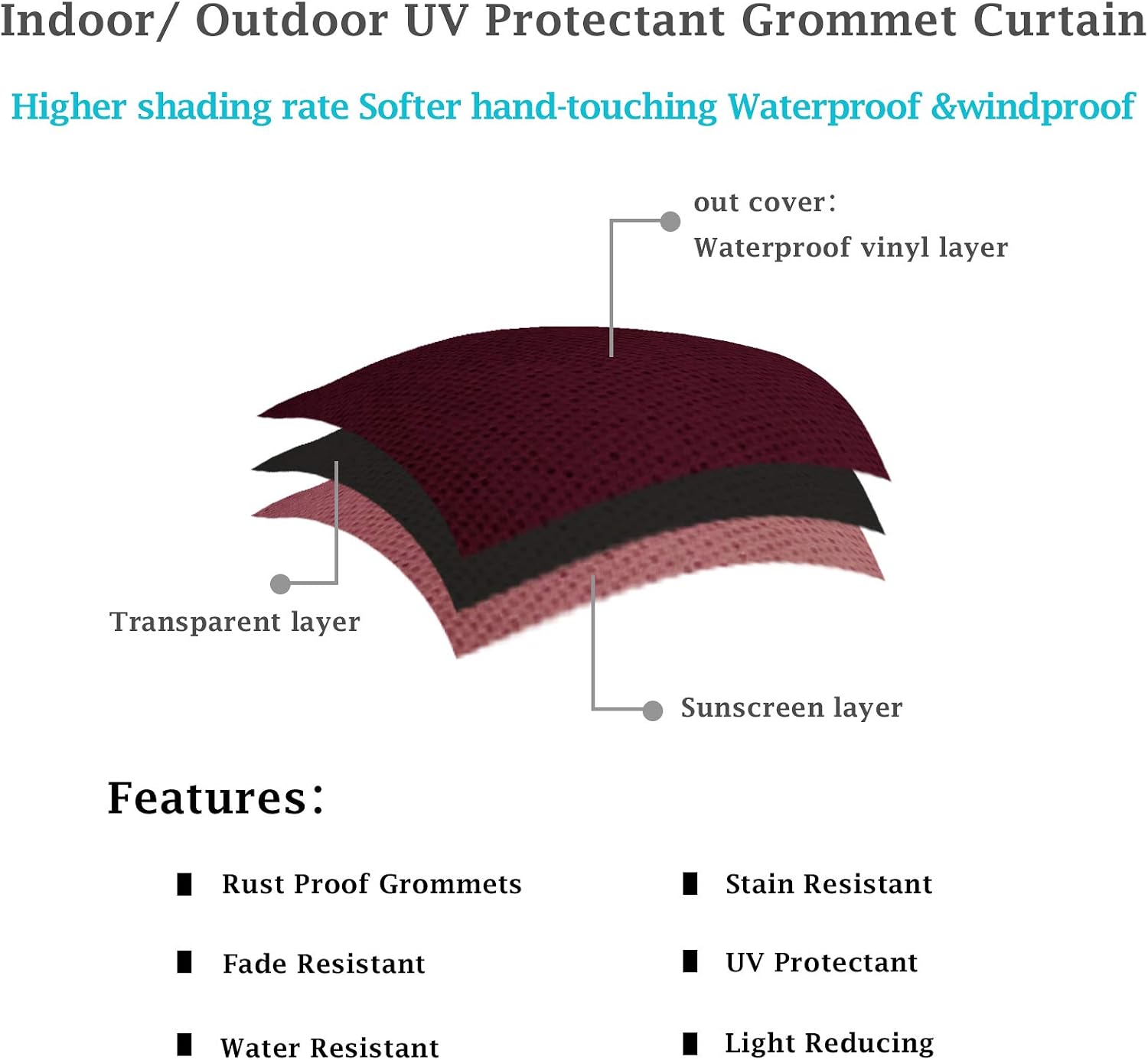LiveGo Outdoor Patio Curtain - Image 4
