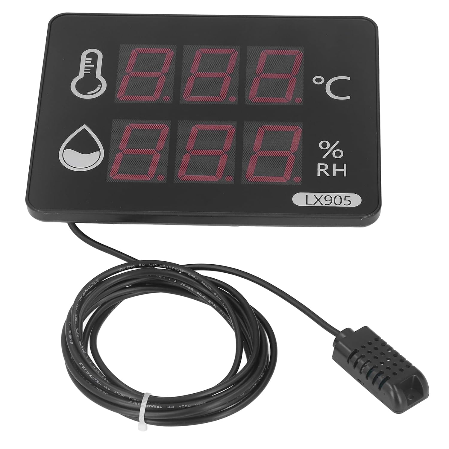 Thermometer Hygrometer Temperature Humidity Meter LED Digital Display
