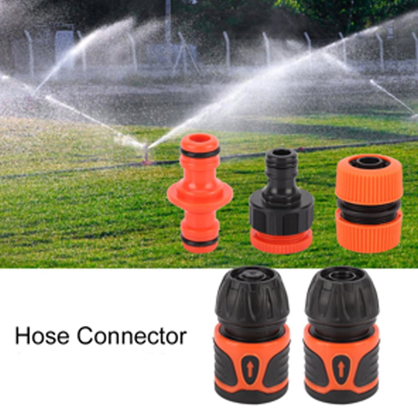 KKXXYQFC Conector de tubería de Agua de liberación rápida, Adaptador de extensión de Manguera de riego para Lavado de automóviles para Uso doméstico y Profesional, Accesorio para Manguera de jardín