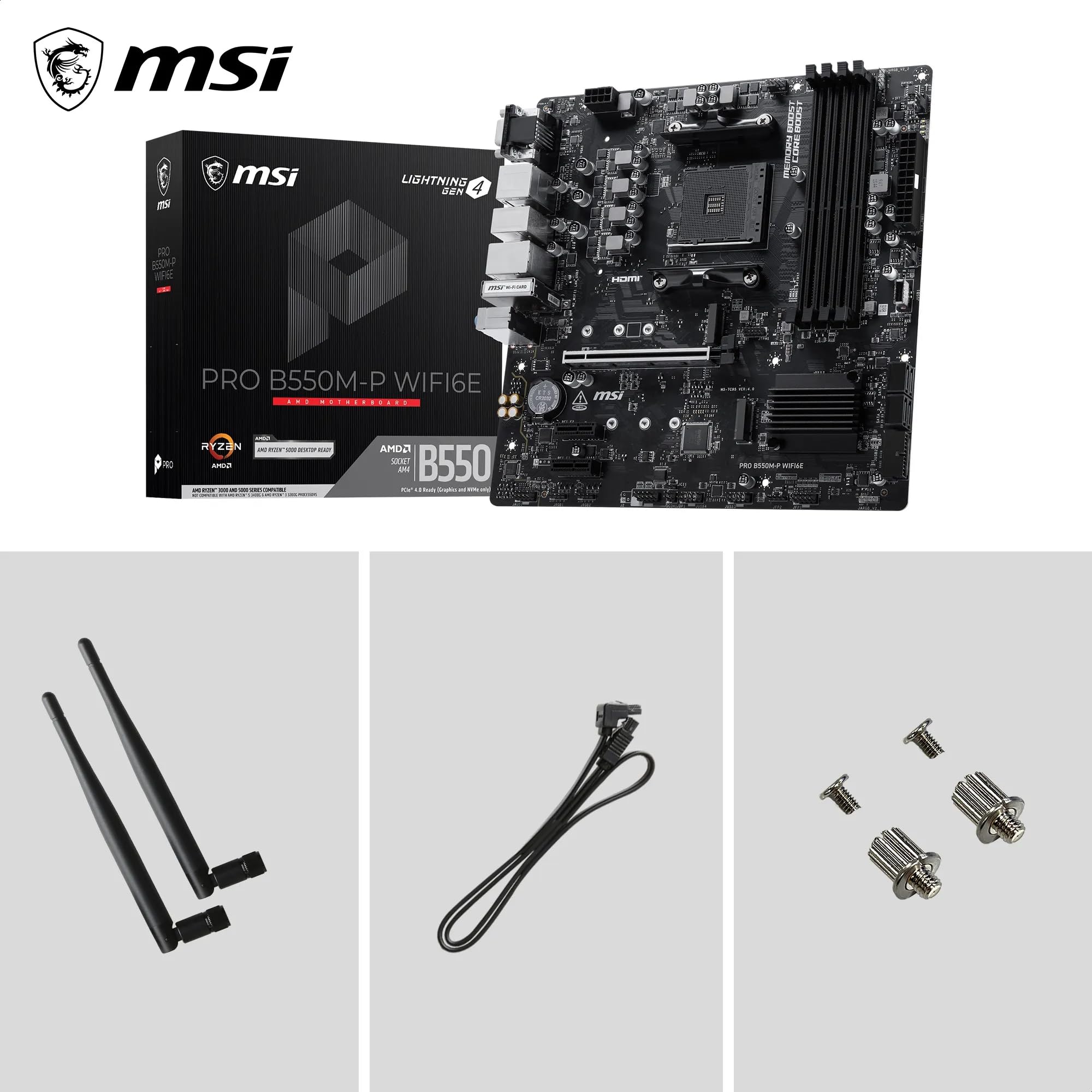 MSI PRO B550M-P WIFI6E
