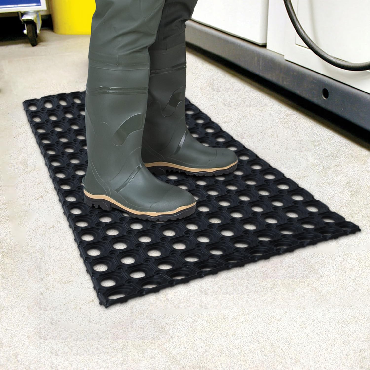 Anti-Fatigue Rubber Floor Mat - NANBOWANG Commercial Grade Grease Resistant Non-Slip Recycle Tyre Floor Mats for Restaurant Kitchen Bar Garden Outdoor Wet Area (40"X80") — Amazon image 13