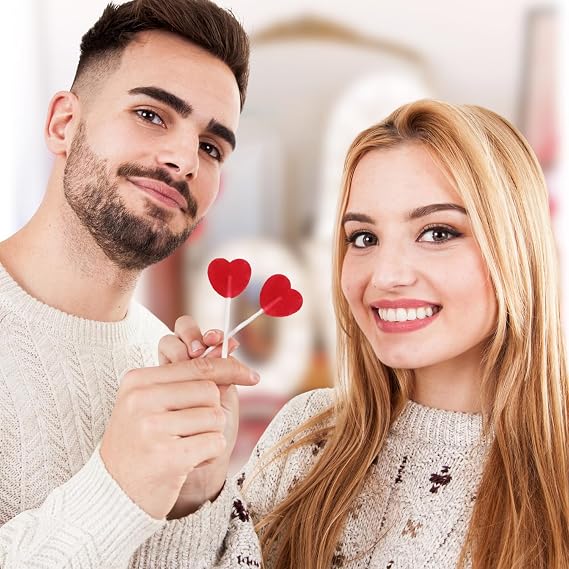 Zazers Heart Shaped Strawberry Lollipops | Approx. 74 Individually Wrapped Pops | Gluten-Free, Nut-Free, Kosher | 2 Bags (300g each)