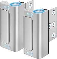 HIGHEVER Upgraded Door Reinforcement Lock - 800lbs Childproof Security for Front Doors, Bedrooms, Kids & Home Safety