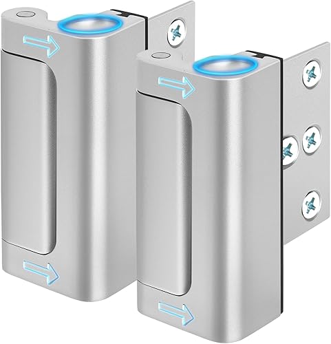 Cerradura de puerta de seguridad para el hogar, cerradura de refuerzo de puerta a prueba de niños para niños, 800 libras, cerradura de puerta de