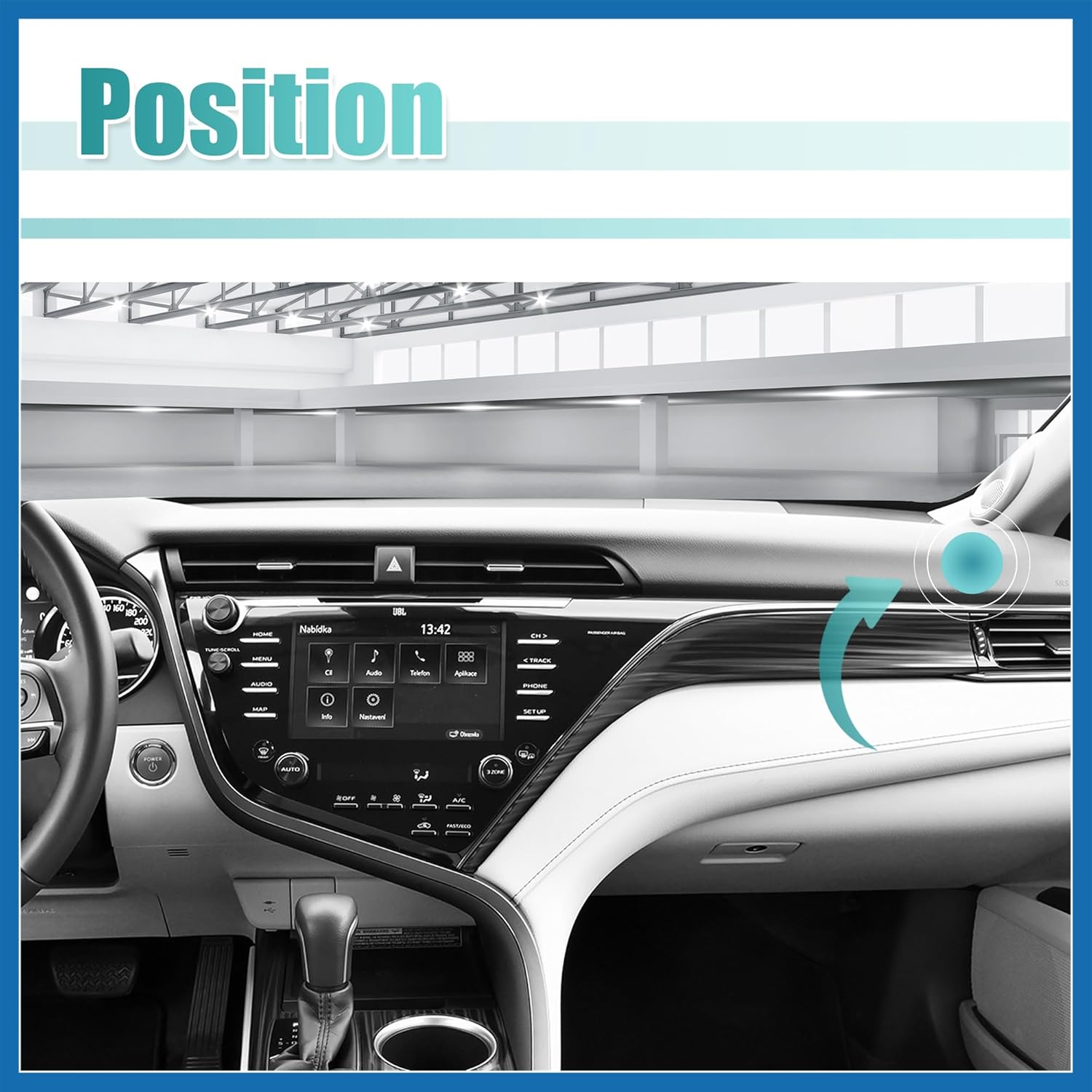 604-906 A/C Heater Air Blend Door Actuator for Toyota Avalon 2005-2018 for Toyota Camry 2007-2017 for Toyota Venza 2009-2016 for Lexus RX350 ES350 Item Replacement