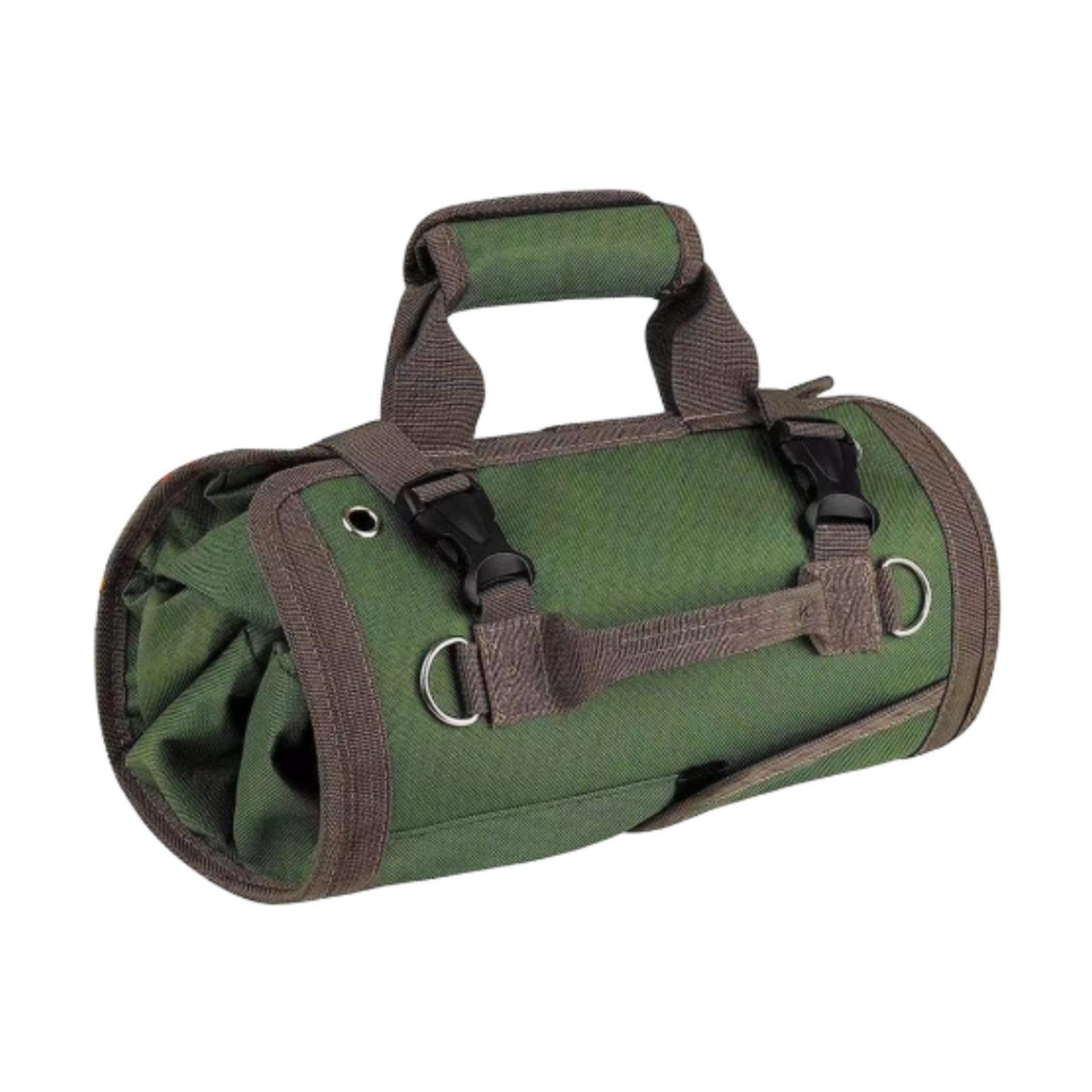 ALCXAZS Portable Tool Organizer Electrician Toolbag Roll Up Plumbers Carpenters and Home Improvement Easy to Put Tool Storage Carrier Bag Mechanic Hobbyist