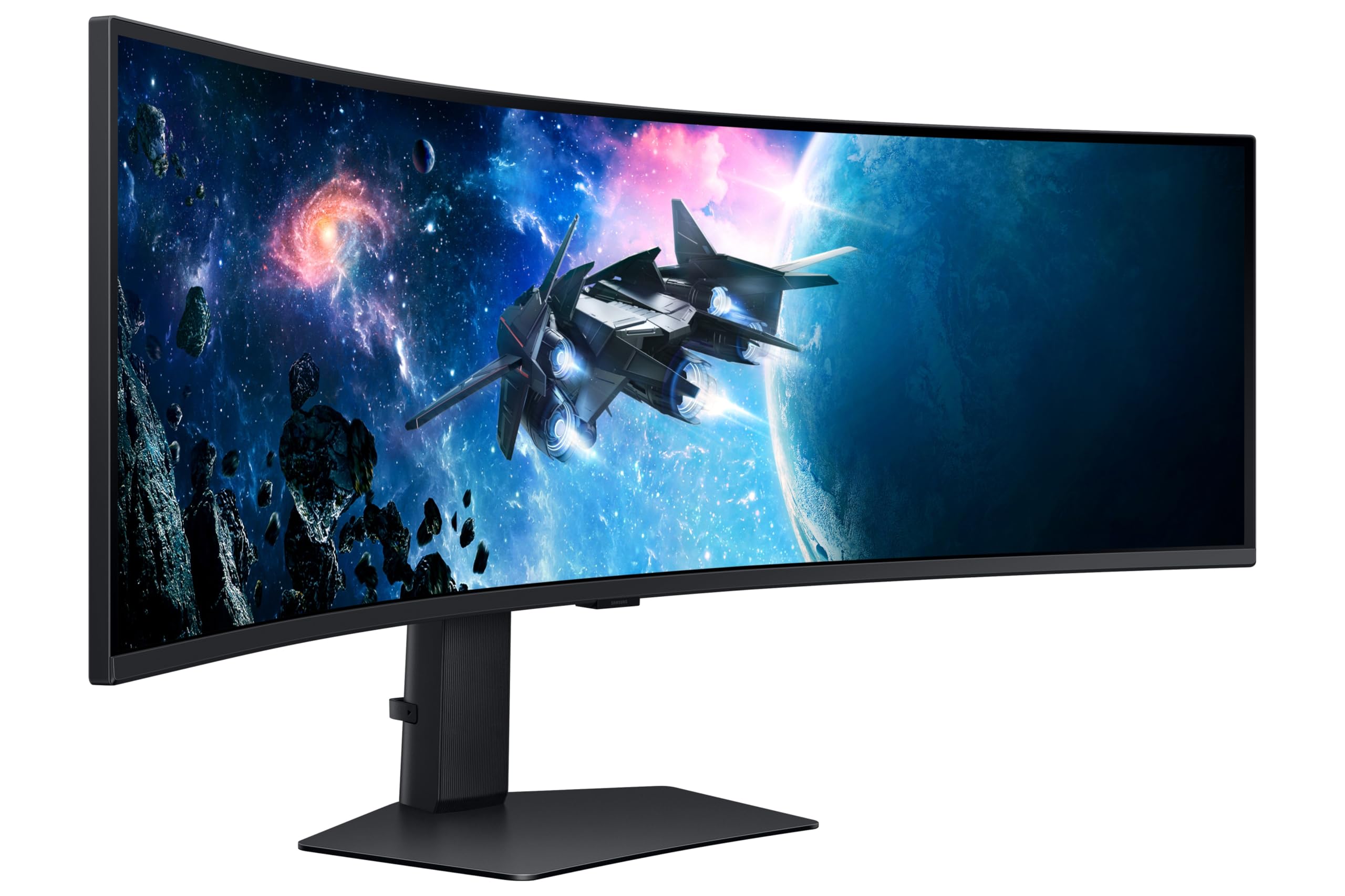 Samsung Monitor Gaming Odyssey G9 (S49CG954), Curvo (1000R), 49", 5120x1440 (Dual QHD), 32:9, HDR1000, HDR10+, VA, 240Hz, 1ms (GtG), Freesync Premium Pro, HDMI, USB 3.0, DP, Ingresso Audio, HAS