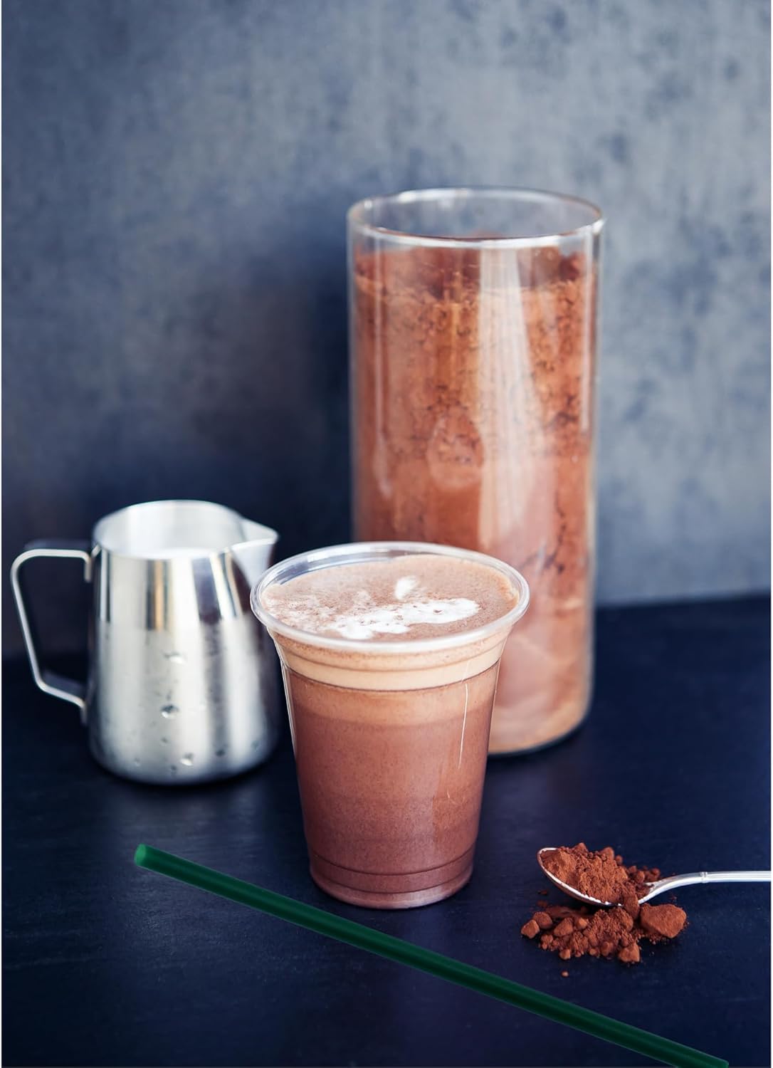 12 oz Clear Plastic Cups with Lids and Straws, Disposable Coffee Cups 25 Sets - Image 5