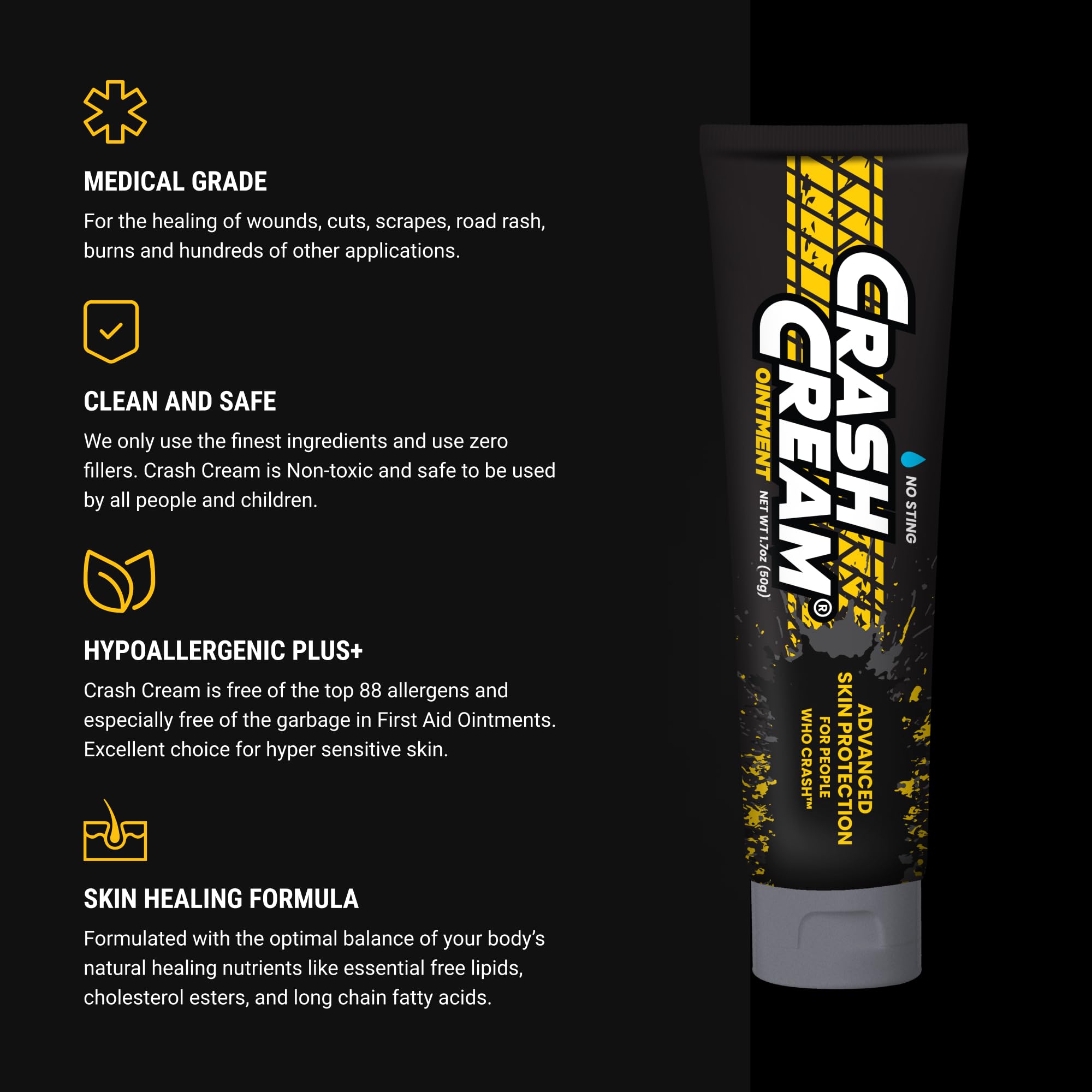 Amazon.com : CRASH CREAM – Non-Toxic, Antibiotic Free Skin Repair