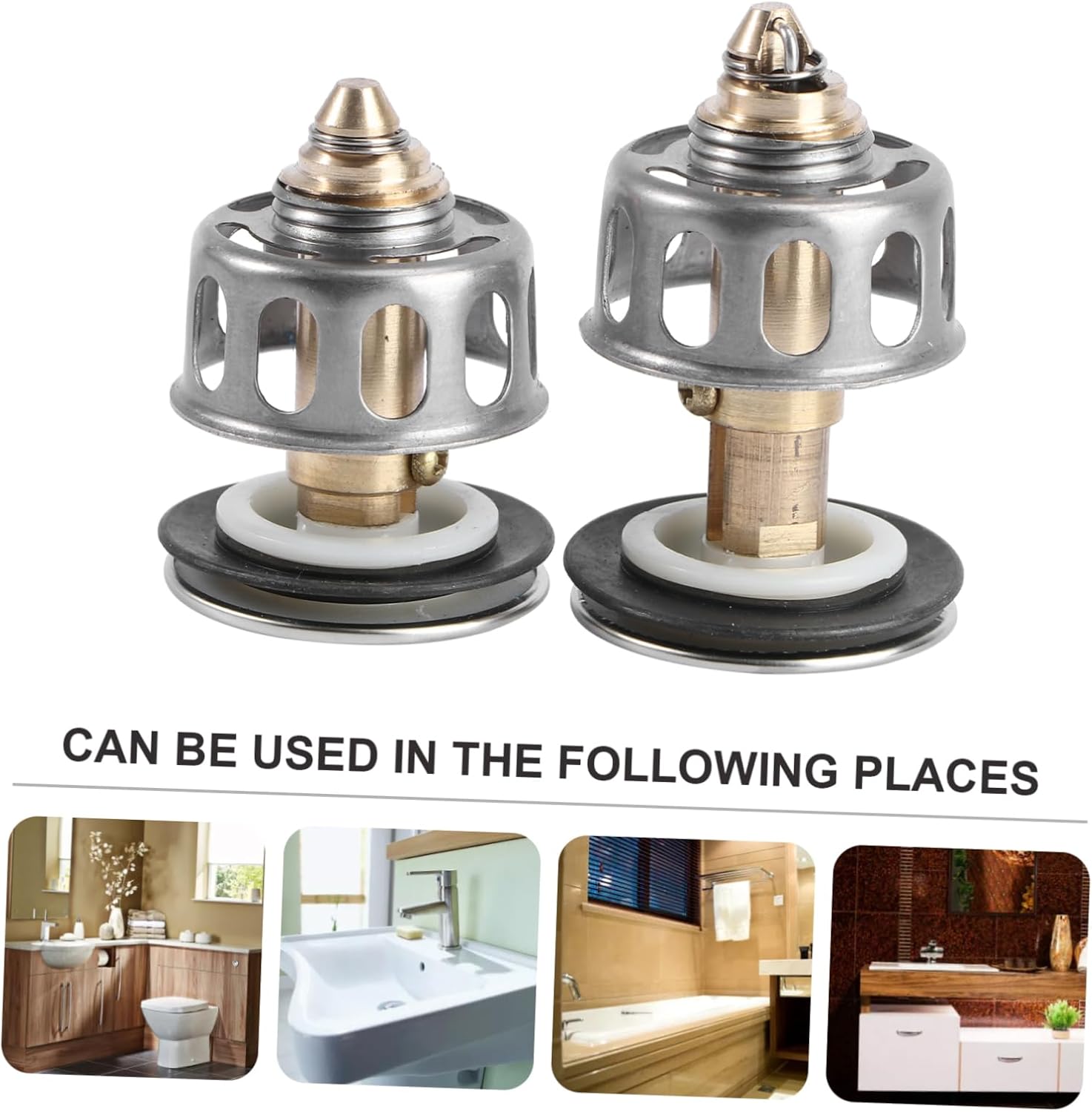 POPETPOP 6pcs Wash Basin Bounce Drain Filter Bathroom Sink Stopper Sink Stopper Prevent Clogged Drain