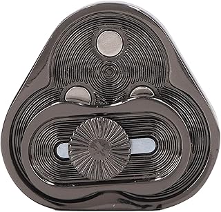 Fingertip Slider Toy, Fingertip Rotating Slider ToyShaped Reduce Anxiety Decompression Rotating Toy Silver Black