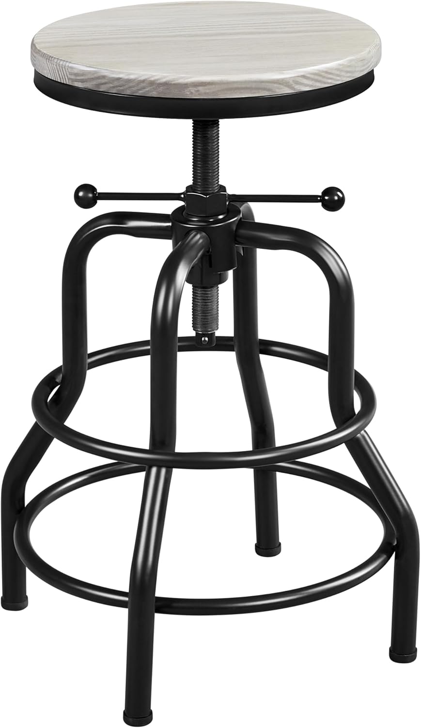 Yaheetech Industrial Bar Stool Vintage Counter Stool Rustic