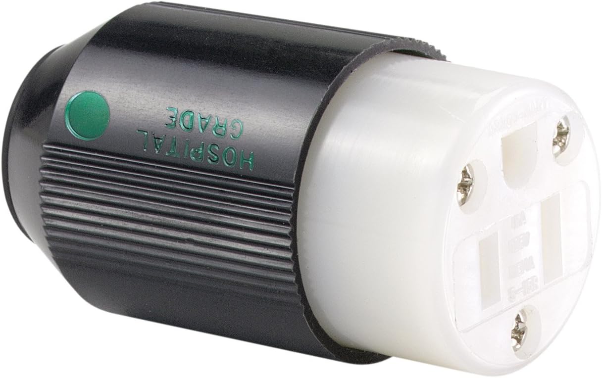 Eaton 5269NHG 15 Amp 125V 5-15 Autogrip Plug & Connector