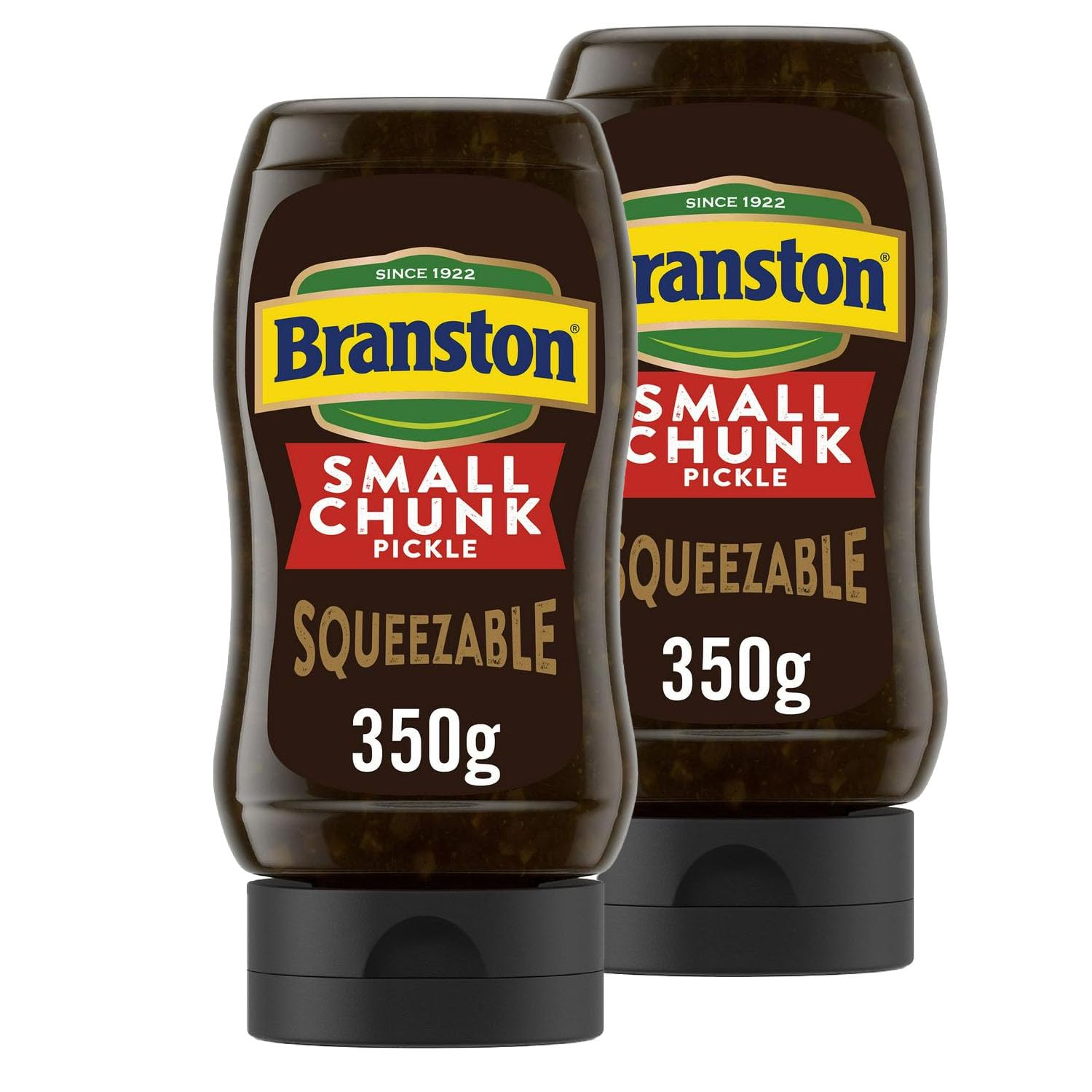 Branston Small Chunk Pickle in Squeezable Bottle 350g - Pack of 2