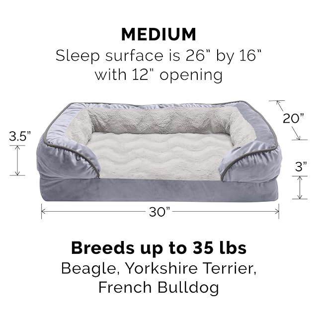 Foto 2 de 8 de Furhaven Cama de Gel refrescante para Perros medianos/pequeños con Cojines extraíbles y Funda Lavable