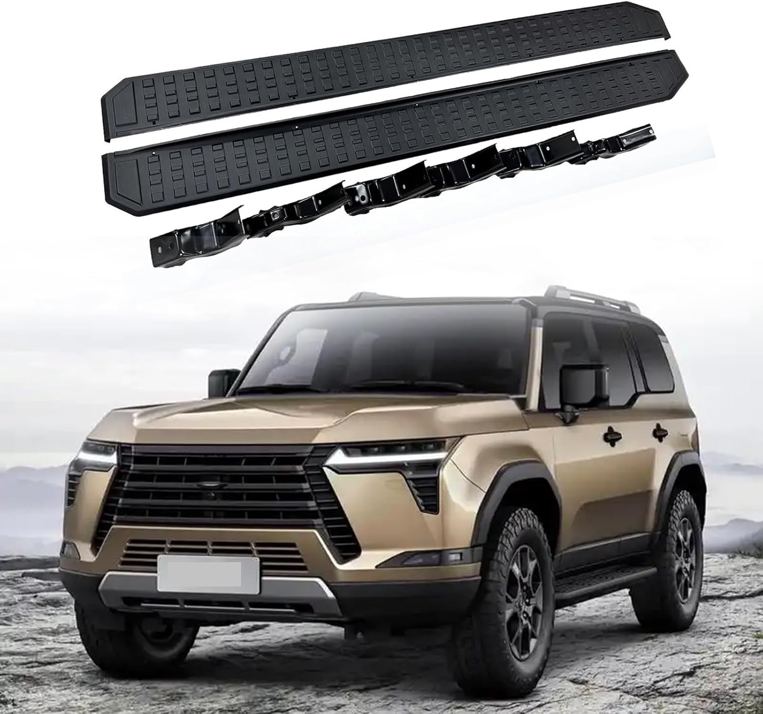 Running Boards Side Steps Nerf Bars Fits for Lexus GX550 GX 550 2024 2025 2026