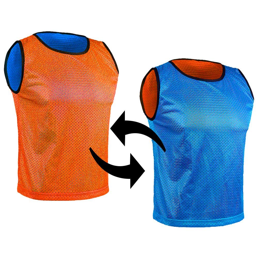 SPORTSBIBS bib reversible sports fan's jersey mesh Bibs training Vest national club T-shirt undershirt fitness summer winter, xs s m l xl, double-sided trikots Premium โ image 1