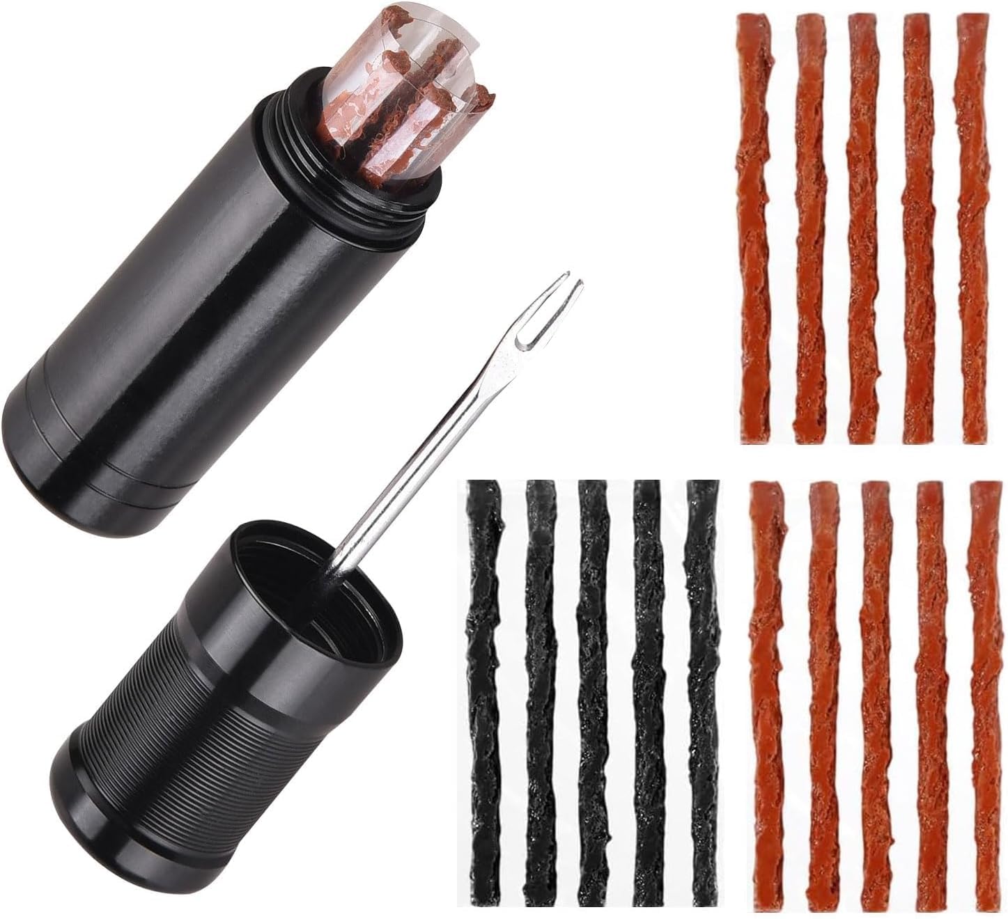 Tubeless Reparaturset, Reifenreparatur Gabelreibahle Klebestreifen Pannekit