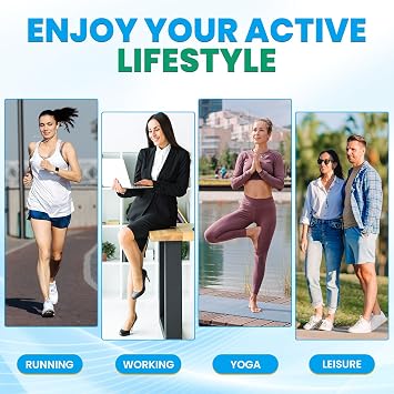 Metatarsal Pads for Women & Men - 4Pcs Gel Toe Separators Ball of Foot Cushions for Pain Relief, Metatarsalgia, Foot Pads for Walking, Standing, Running