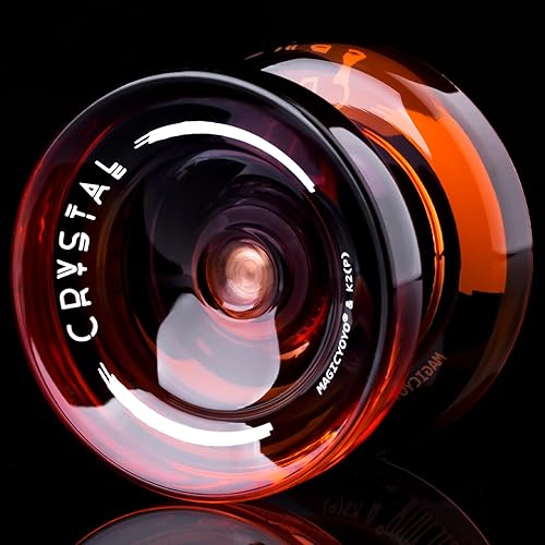 Miniatura 7 de MAGICYOYO K2 Crystal - Yoyo profesional sensible para niños principiantes extra insensible Yoyo Bearing Pro plástico truco yoyo para adultos+12