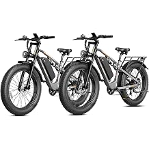 Jasion EB5 Ultra Electric Bike for Adults, Peak 2500W Ebike with 52V 20Ah 1040Wh Battery, Dual Suspension & Hydraulic Brakes, 26"x4" Fat Tire Off-Road Electric Bicycle